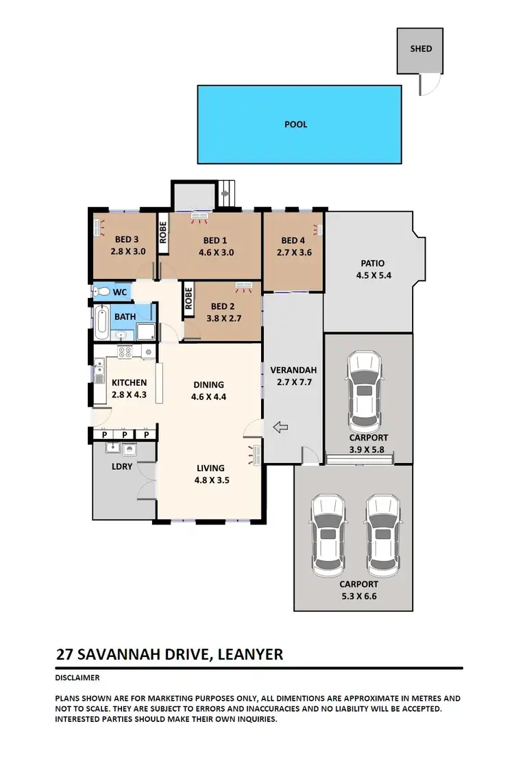 Floorplan of Homely house listing, 27 Savannah Drive, Leanyer NT 812