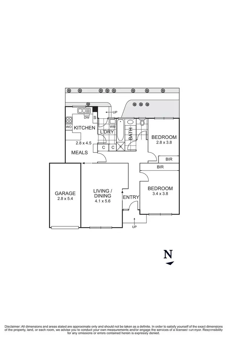 Floorplan of Homely unit listing, 3/55 Strathalbyn Street, Kew East VIC 3102
