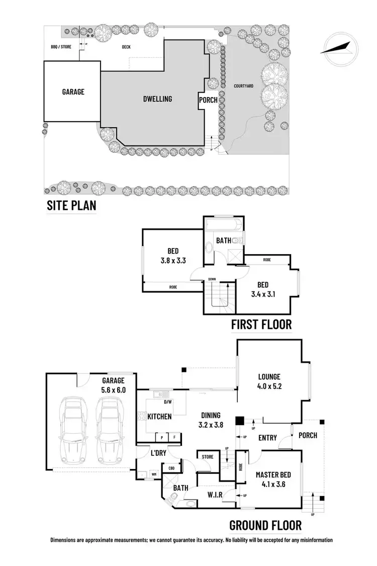 Floorplan of Homely townhouse listing, 1/87 Wood Street, Templestowe VIC 3106