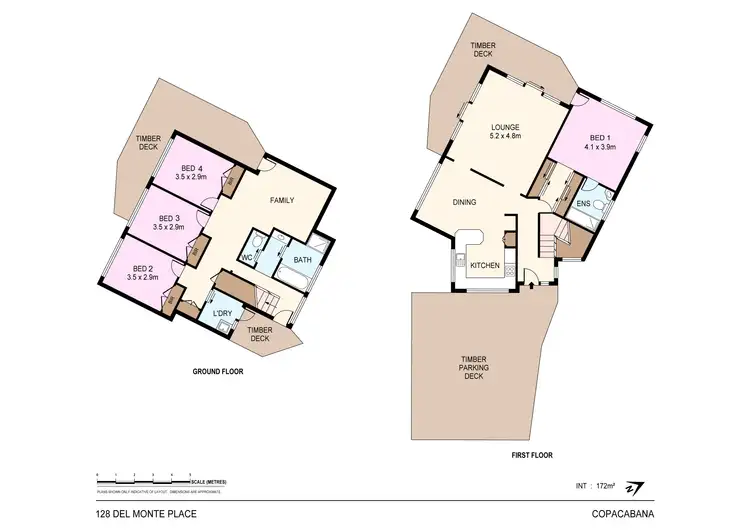 Floorplan of Homely house listing, 128 Del Monte Place, Copacabana NSW 2251