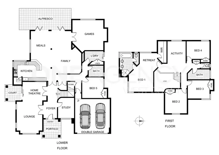Floorplan of Homely house listing, 1 Ashbridge Retreat, Mount Claremont WA 6010