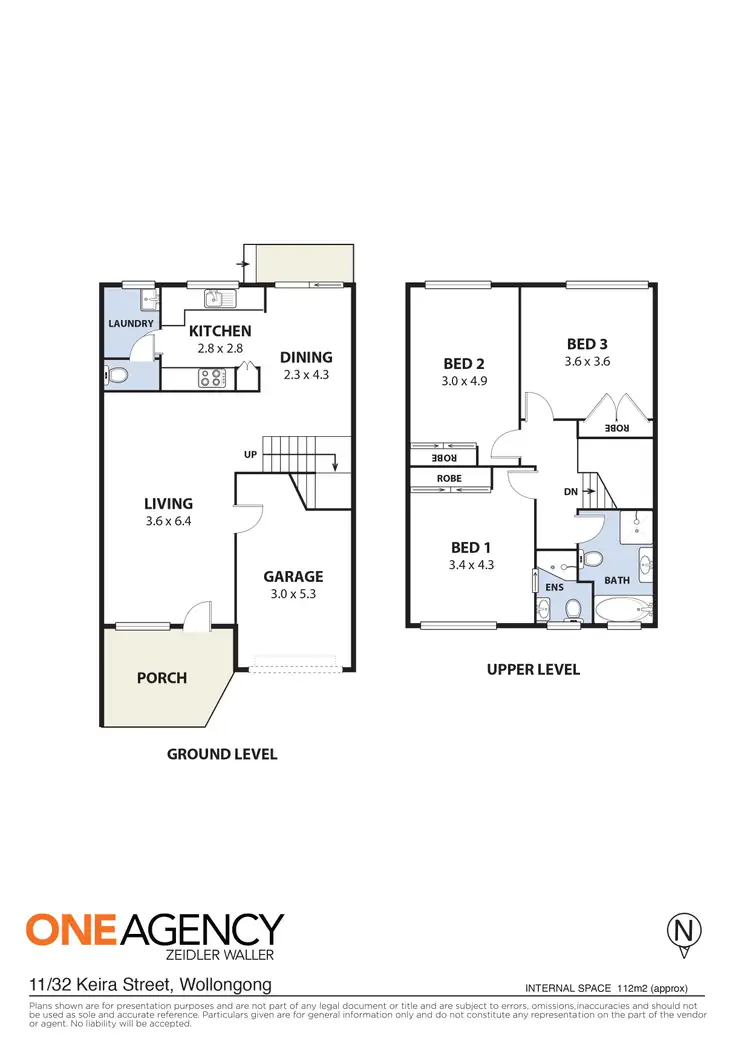 Floorplan of Homely townhouse listing, 11/32 Keira Street, Wollongong NSW 2500