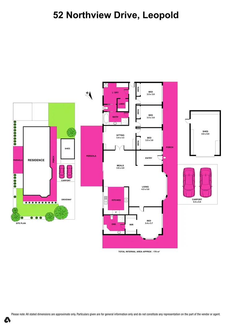 Floorplan of Homely house listing, 52 Northview Drive, Leopold VIC 3224