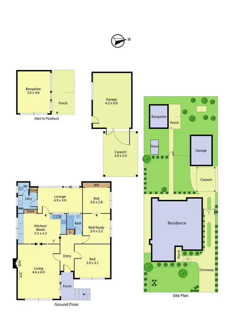 Floorplan of Homely house listing, 47 Adeline Street, Greensborough VIC 3088
