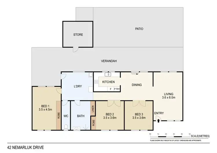 Floorplan of Homely house listing, 42 Nemarluk Drive, Ludmilla NT 820