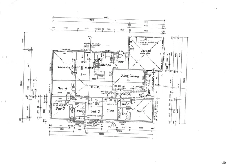 Floorplan of Homely house listing, 12 Jinker Way, Romsey VIC 3434