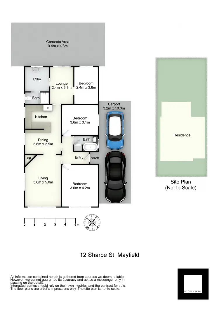 Floorplan of Homely house listing, 12 Sharpe Street, Mayfield NSW 2304