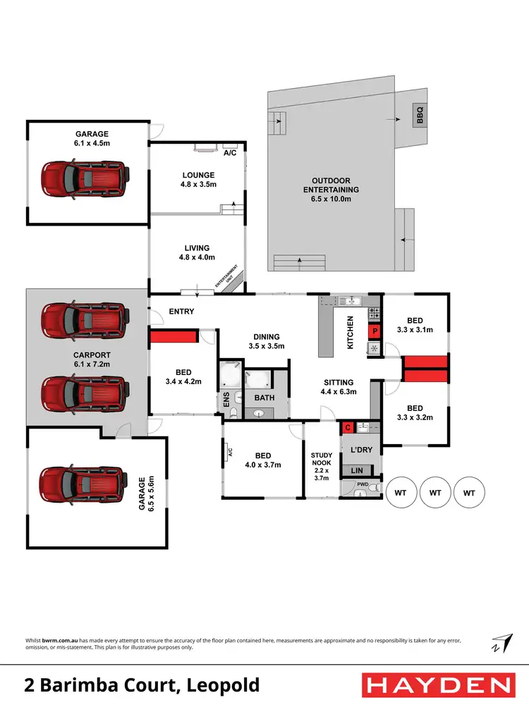 Floorplan of Homely house listing, 2 Barimba Court, Leopold VIC 3224