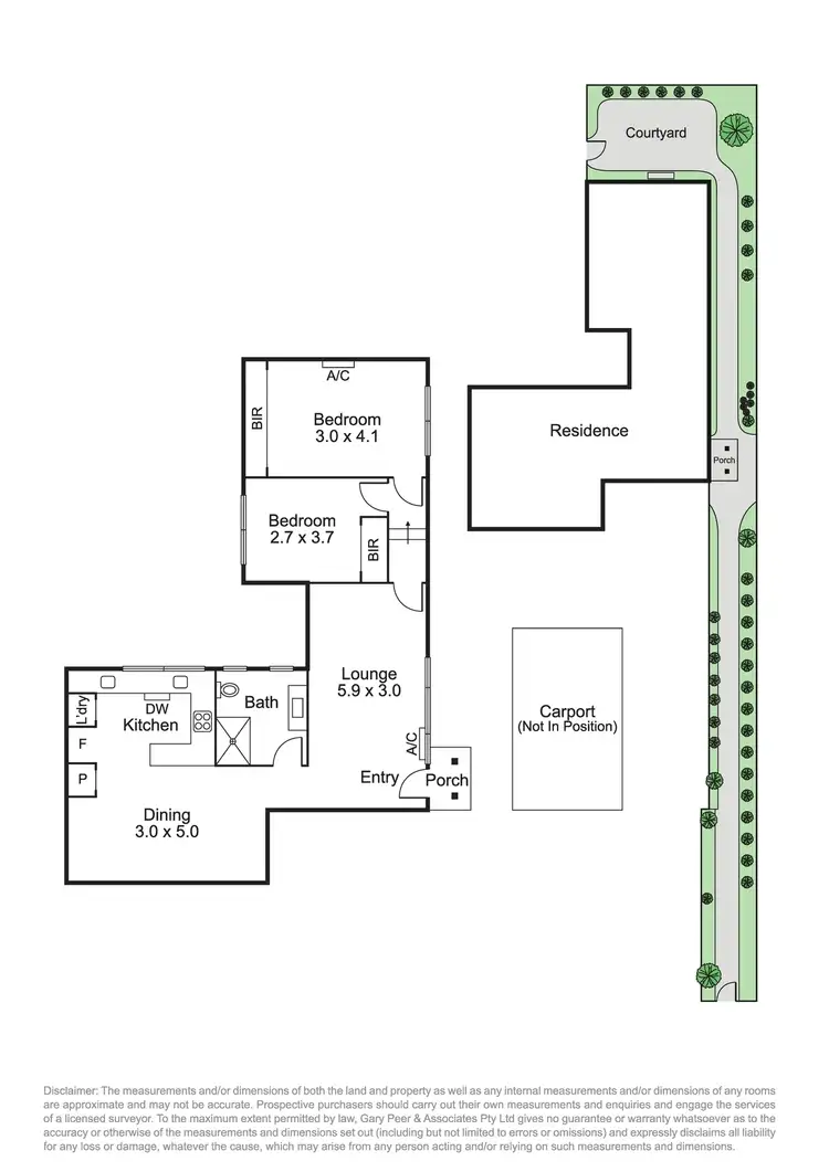 Floorplan of Homely villa listing, 4/272 Hawthorn Road, Caulfield VIC 3162