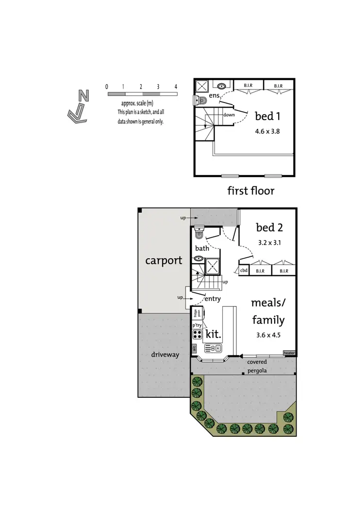 Floorplan of Homely unit listing, 2/11 Doncaster East Road, Mitcham VIC 3132