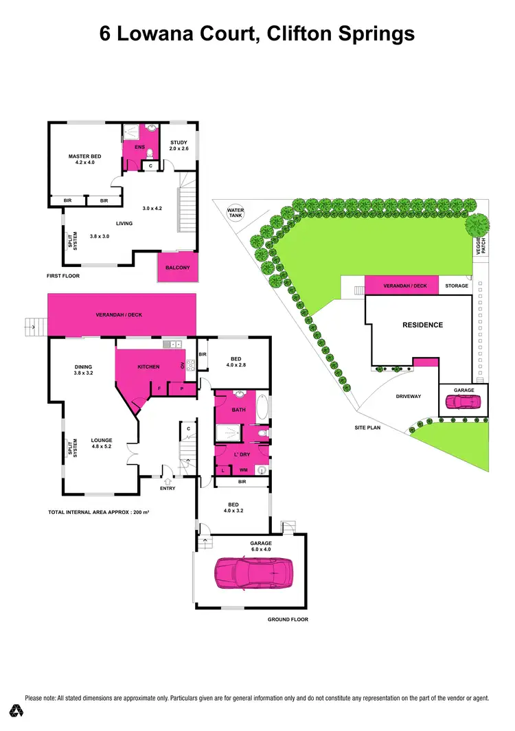 Floorplan of Homely house listing, 6 Lowana Court, Clifton Springs VIC 3222