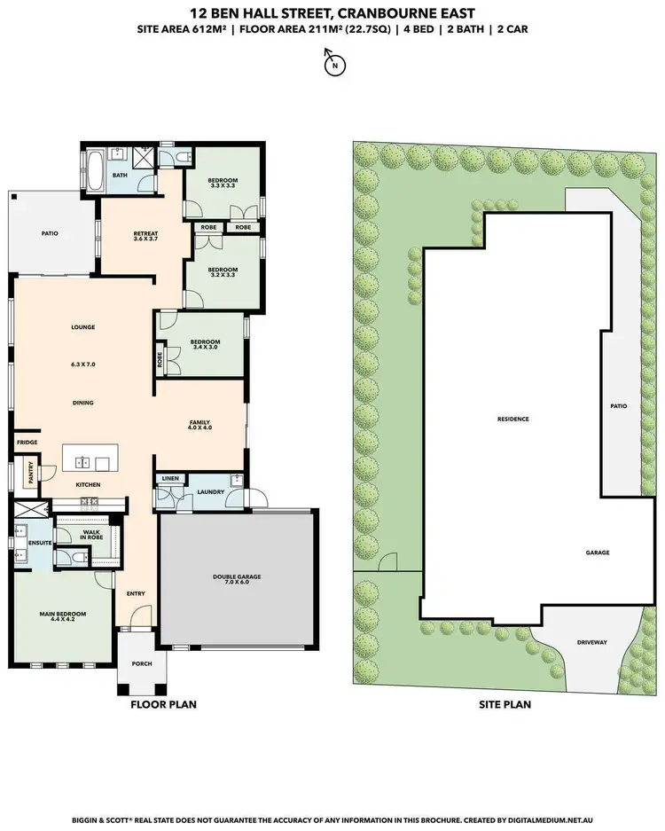 Floorplan of Homely house listing, 12 Ben Hall Street, Cranbourne East VIC 3977