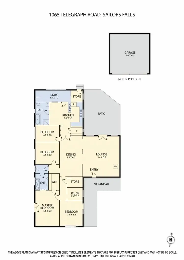 Floorplan of Homely house listing, 1065 Telegraph Road, Sailors Falls VIC 3461