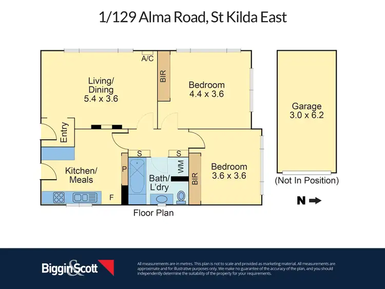 Floorplan of Homely apartment listing, 1/129 Alma Road, St Kilda East VIC 3183