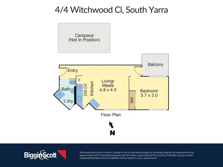 Floorplan of Homely apartment listing, 4/4 Witchwood Close, South Yarra VIC 3141