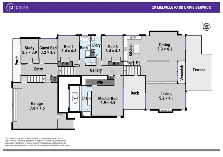 Floorplan of Homely house listing, 20 Melville Park Drive, Berwick VIC 3806