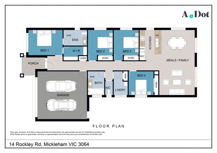 Floorplan of Homely house listing, 14 Rockley Road, Mickleham VIC 3064