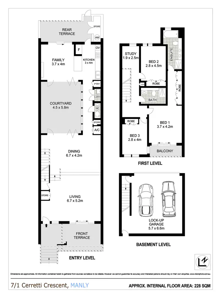 Floorplan of Homely house listing, 7/1 Cerretti Crescent, Manly NSW 2095