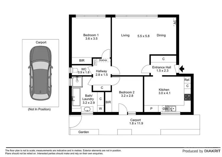 Floorplan of Homely apartment listing, 3/2 Westbury Grove, St Kilda East VIC 3183
