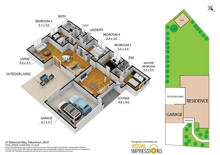 Floorplan of Homely house listing, 27 Balmoral Way, Pakenham VIC 3810