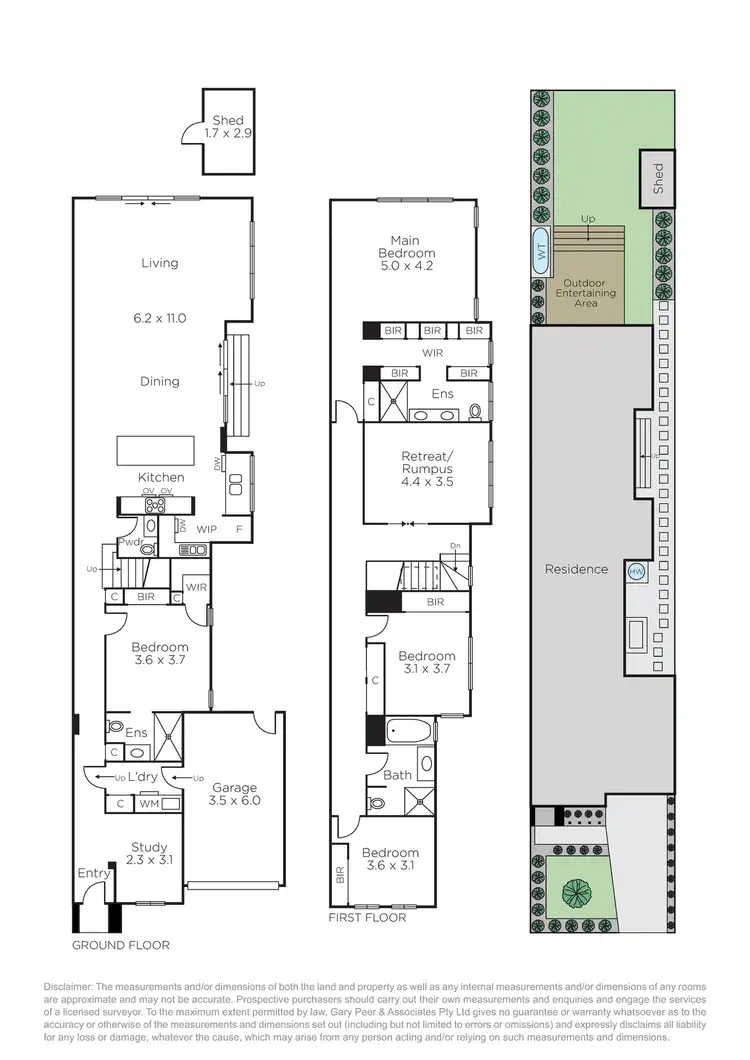 Floorplan of Homely townhouse listing, 34B Briggs Street, Caulfield VIC 3162