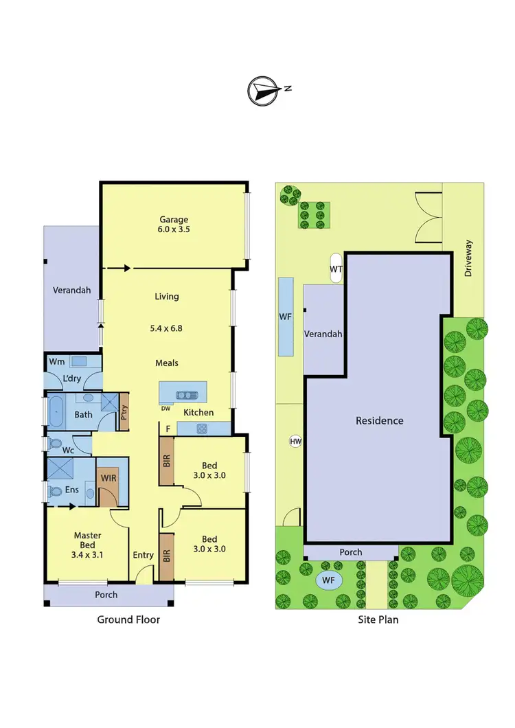 Floorplan of Homely house listing, 9 Persimmon Way, Doreen VIC 3754