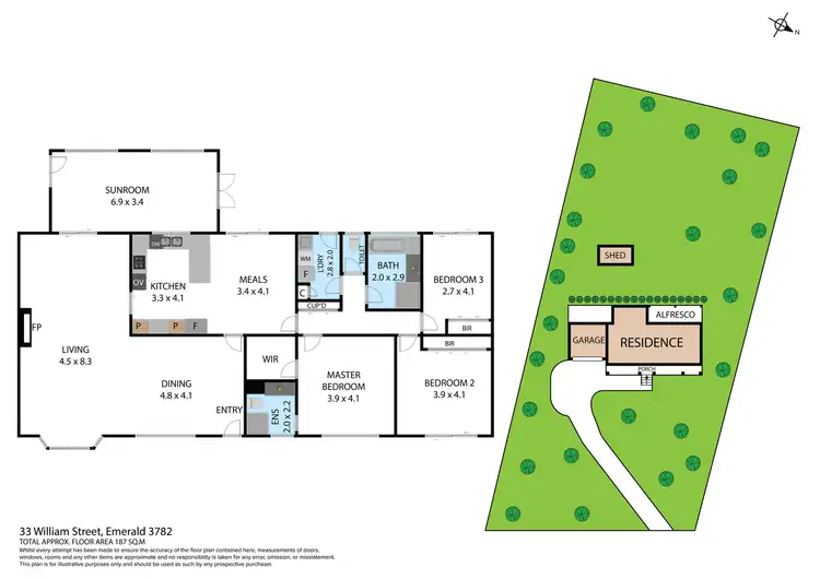 Floorplan of Homely house listing, 33 William Street, Emerald VIC 3782