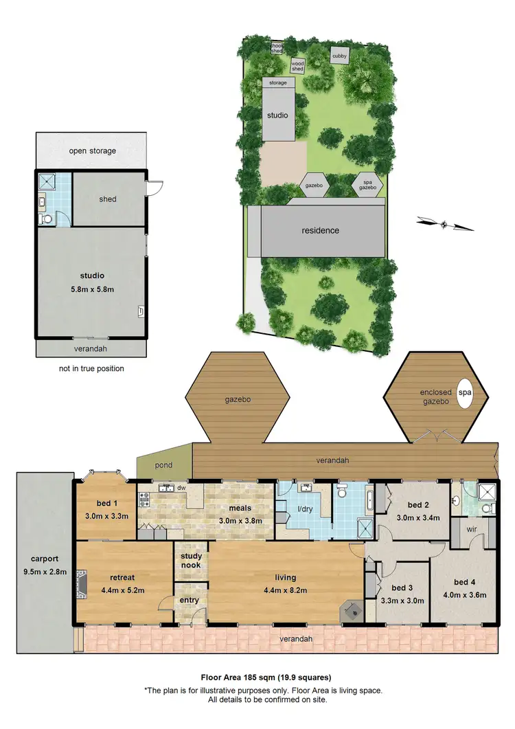 Floorplan of Homely house listing, 11 Campbell Avenue, Mount Dandenong VIC 3767