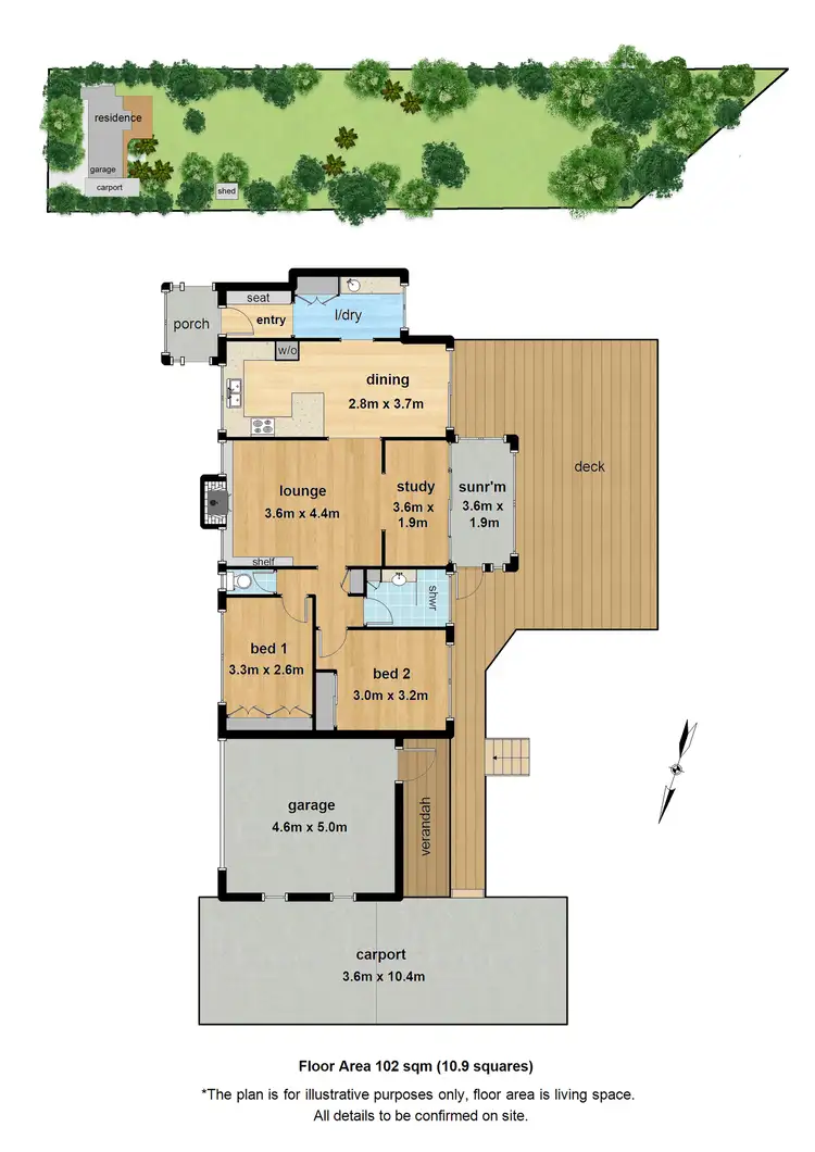 Floorplan of Homely house listing, 19 Sunset Avenue, Olinda VIC 3788