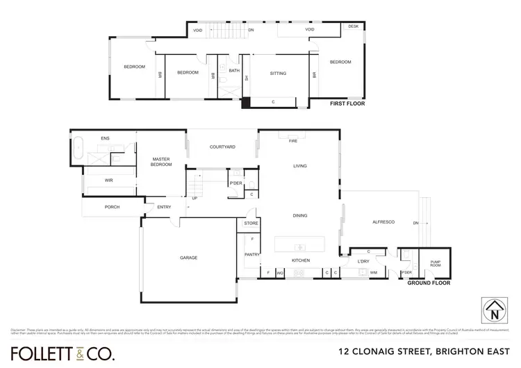 Floorplan of Homely house listing, 12 Clonaig Street, Brighton East VIC 3187