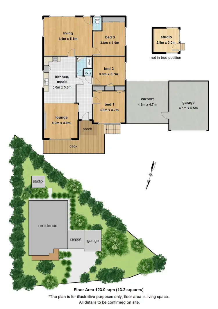 Floorplan of Homely house listing, 44 Grey Street, Belgrave VIC 3160