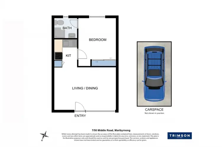 Floorplan of Homely flat listing, 7/50 Middle Road, Maribyrnong VIC 3032