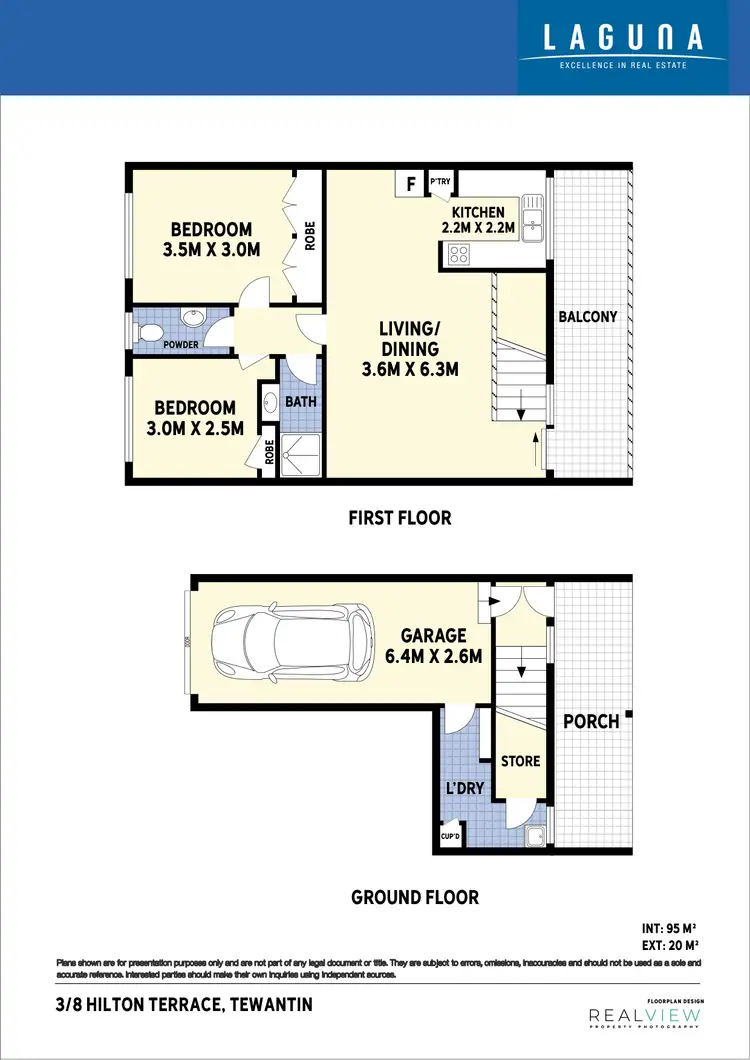 Floorplan of Homely unit listing, 3/8 Hilton Terrace, Tewantin QLD 4565