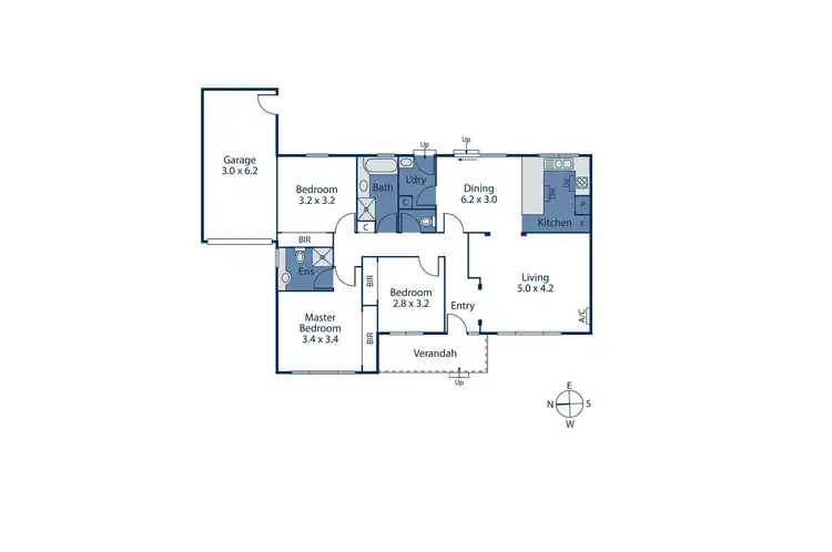 Floorplan of Homely unit listing, 1/305 Canterbury Road, Forest Hill VIC 3131