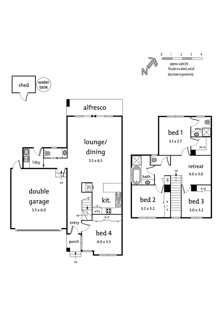 Floorplan of Homely townhouse listing, 2/7 Collett Avenue, Ringwood VIC 3134