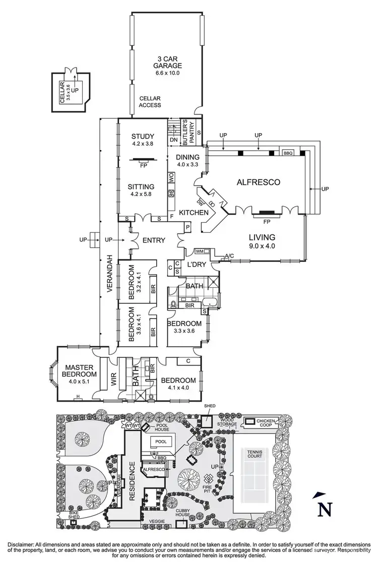 Floorplan of Homely house listing, 52-54 Mcgowans Road, Donvale VIC 3111