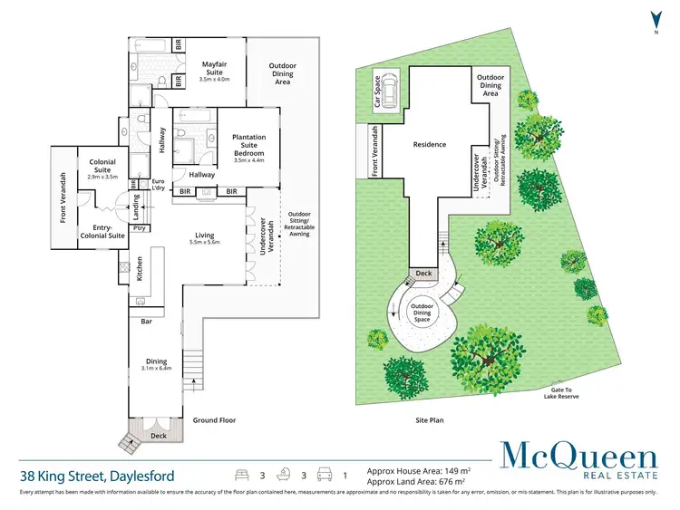 Floorplan of Homely house listing, 38 King Street, Daylesford VIC 3460