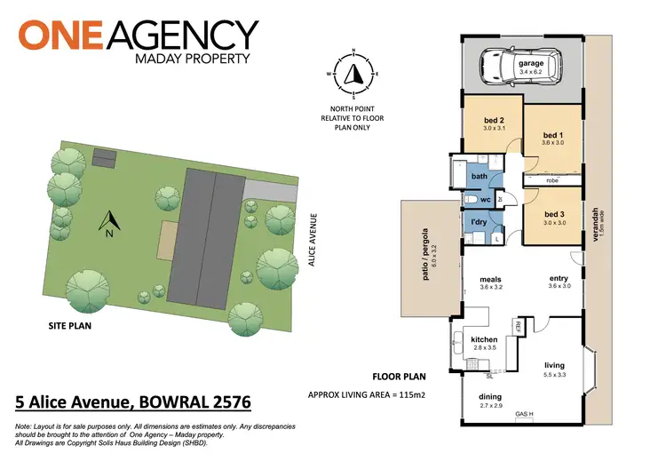 Floorplan of Homely house listing, 5 Alice Avenue, Bowral NSW 2576