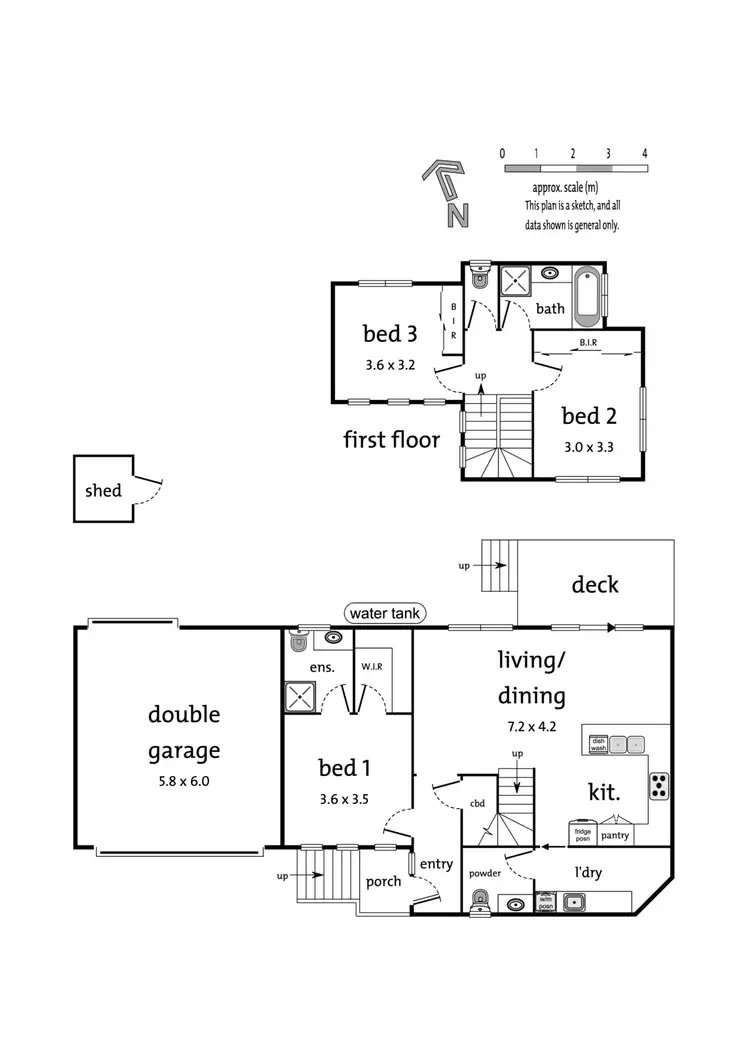 Floorplan of Homely townhouse listing, 2/15 Ware Crescent, Ringwood East VIC 3135