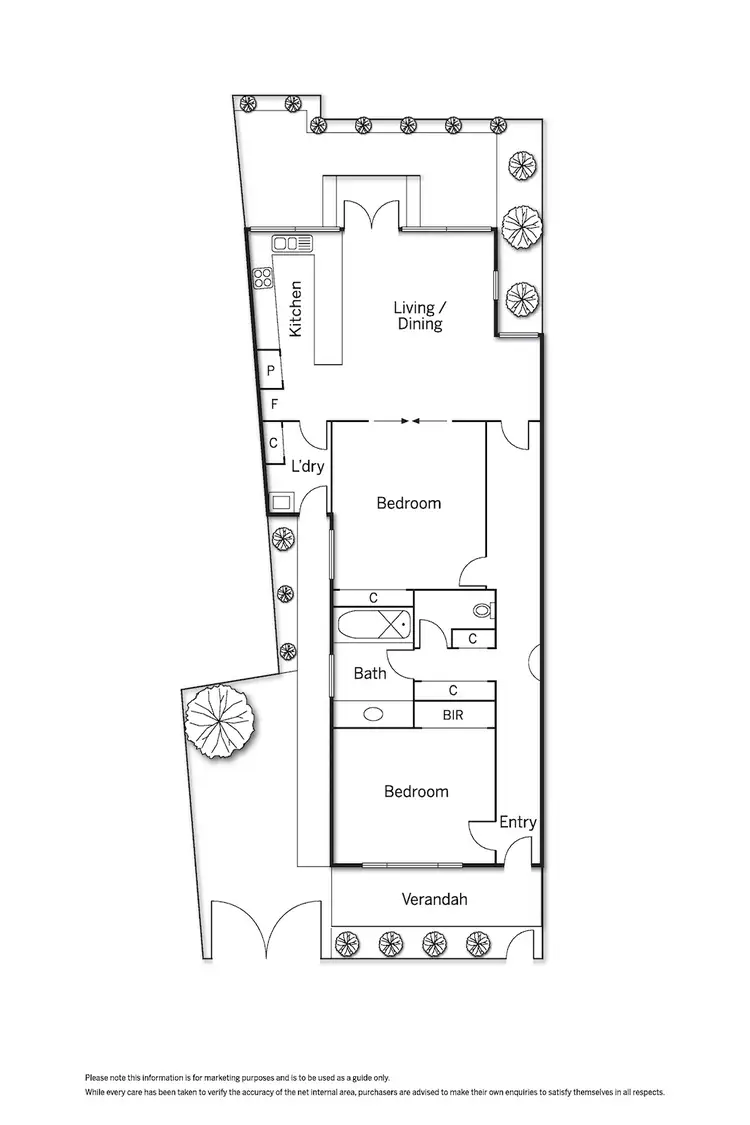 Floorplan of Homely house listing, 54 Brooke Street, Albert Park VIC 3206