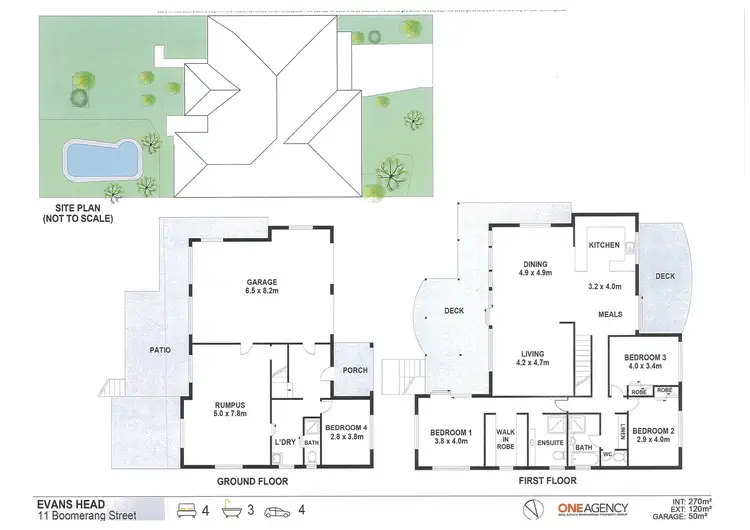 Floorplan of Homely house listing, 11 Boomerang Street, Evans Head NSW 2473