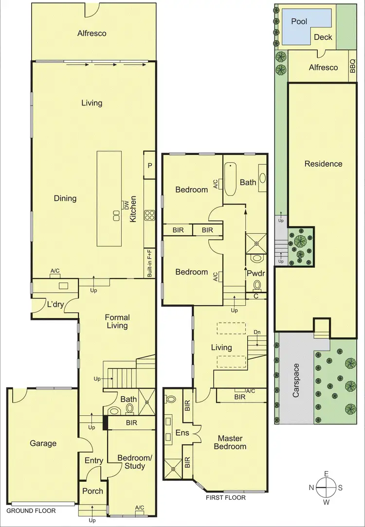 Floorplan of Homely townhouse listing, 12B Blamey Street, Bentleigh East VIC 3165