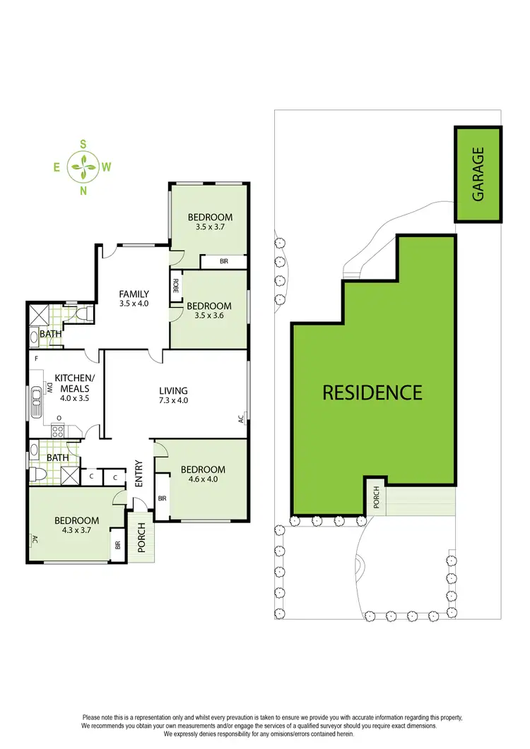 Floorplan of Homely house listing, 10 Brooklyn Avenue, Caulfield South VIC 3162