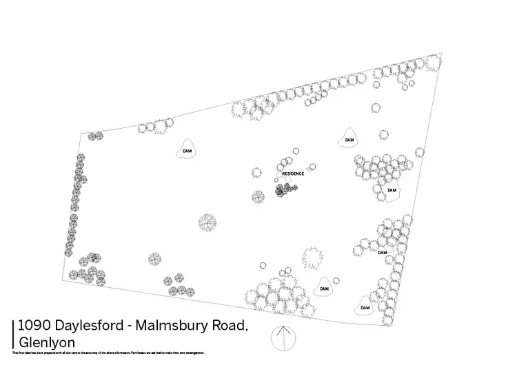 Floorplan of Homely house listing, 1090 Daylesford Malmsbury Road, Glenlyon VIC 3461
