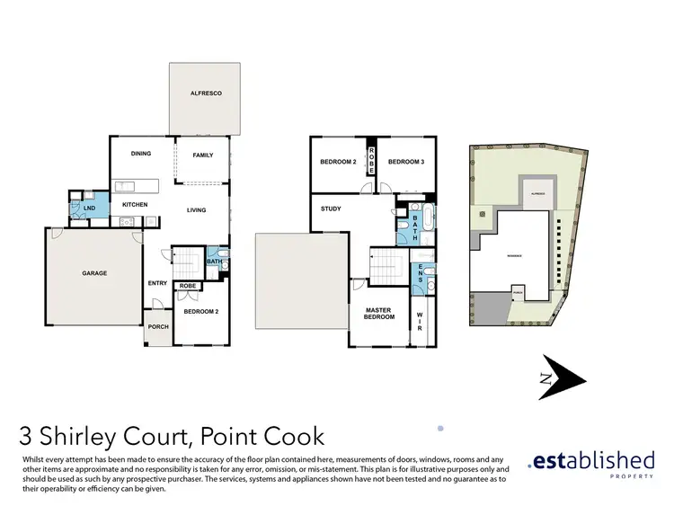 Floorplan of Homely house listing, 3 Shirley Court, Point Cook VIC 3030