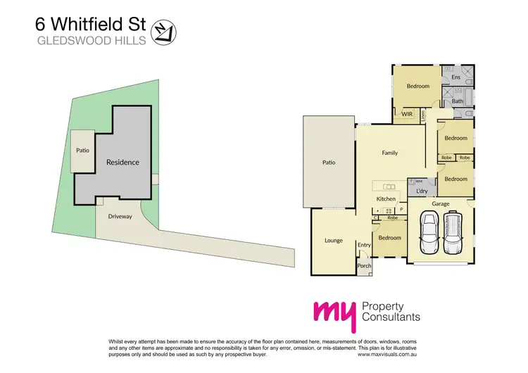 Floorplan of Homely house listing, 6 Whitfield Street, Gledswood Hills NSW 2557