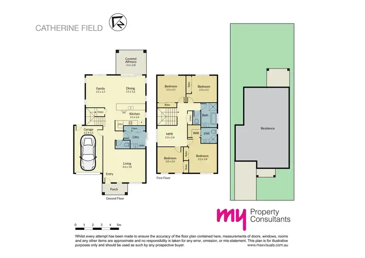 Floorplan of Homely house listing, 12 Ashbrook Drive, Catherine Field NSW 2557