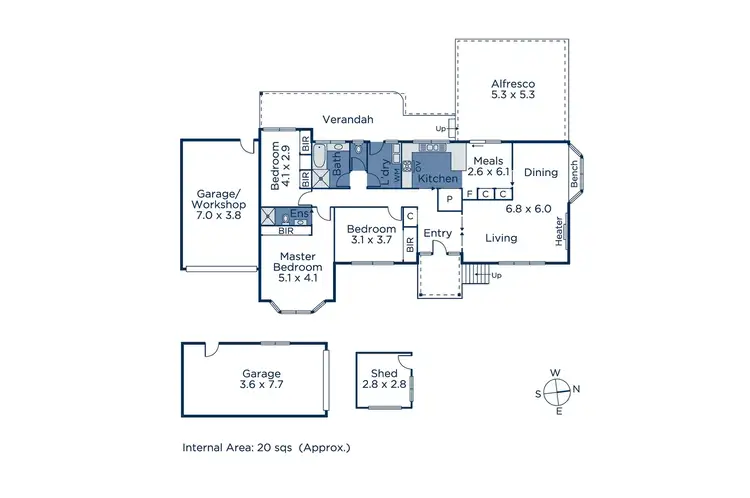 Floorplan of Homely house listing, 35 Morris Road, Upwey VIC 3158