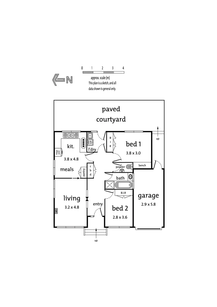 Floorplan of Homely unit listing, 1/5 Arlington Street, Ringwood VIC 3134