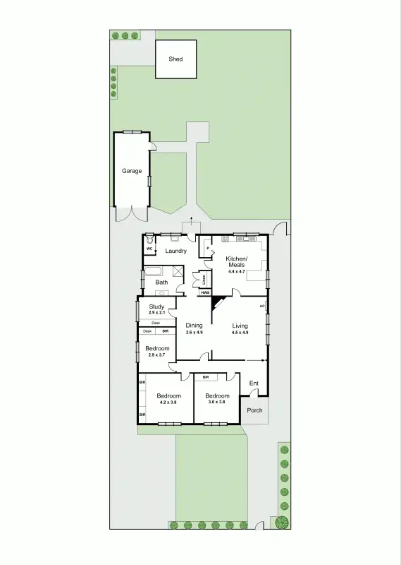 Floorplan of Homely house listing, 21 Lockhart Street, Caulfield VIC 3162